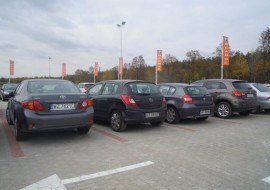 guarded parking at modlin airport